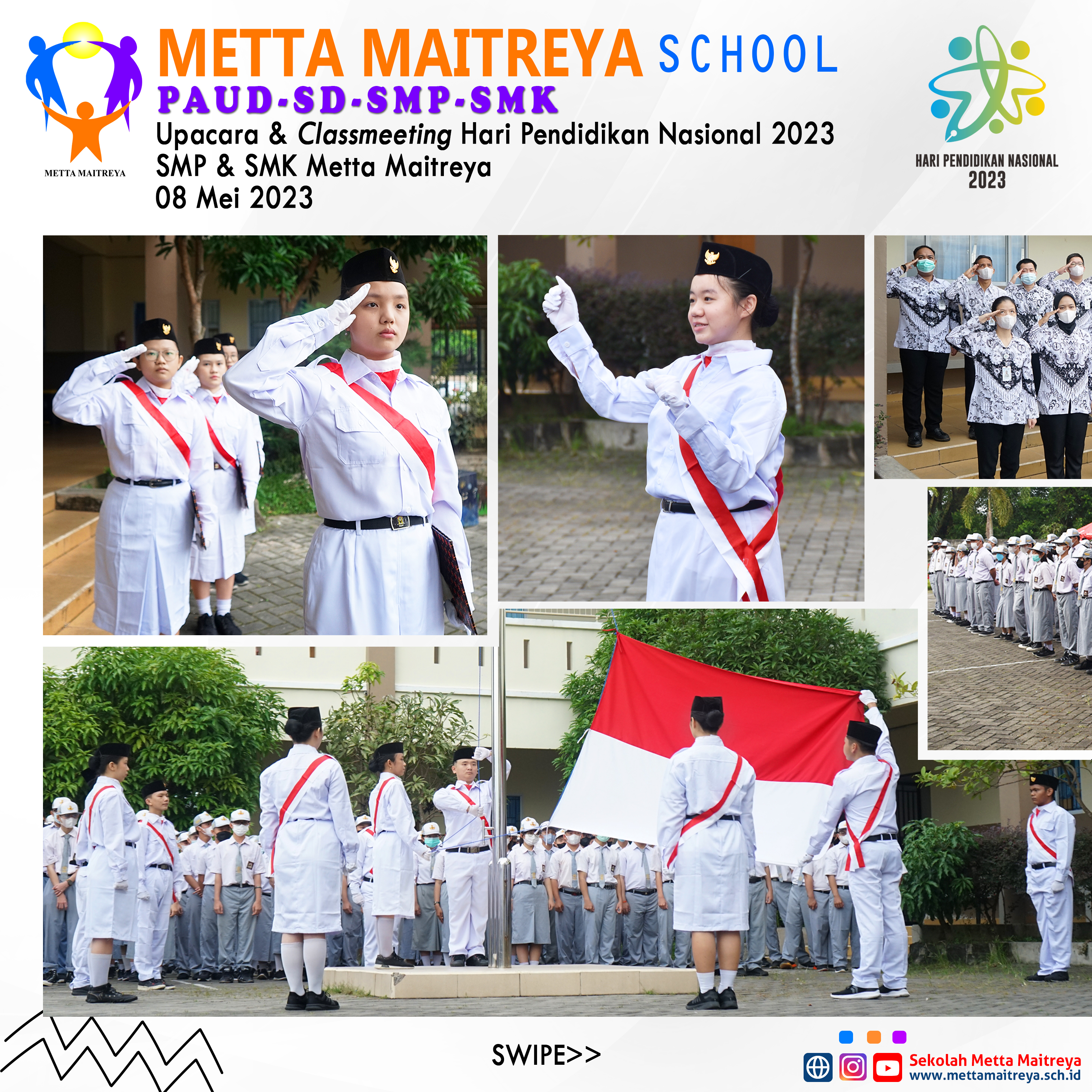 Upacara & Classmeeting Hari Pendidikan Nasional 2023 | SMP & SMK METTA MAITREYA